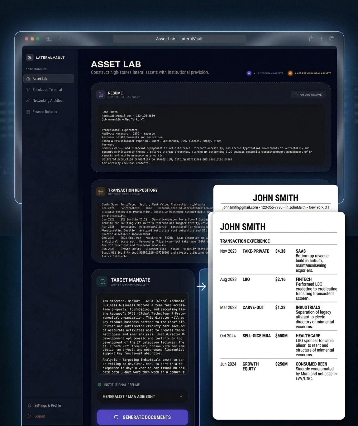 LateralVault | Institutional Lateral Market Intelligence
